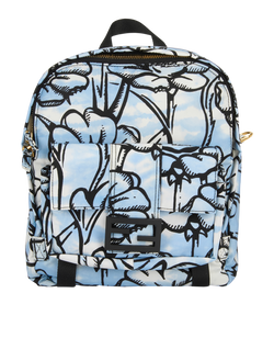 X Joshua Vides Baguette Backpack, Nylon, Blue/Black, MII, DB, 2*